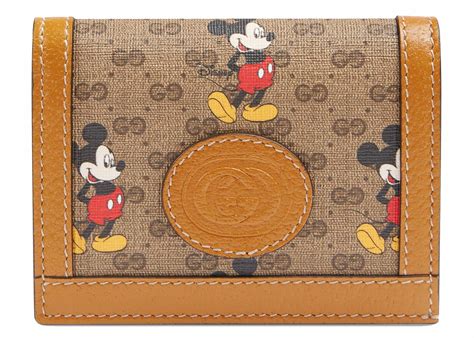 gucci disney card case wallet|Gucci mickey mouse bedding.